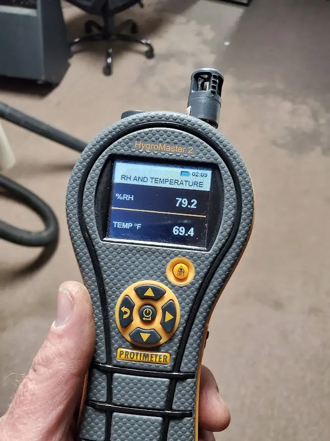 Moisture meter humidity assessment for Fire & Smoke Damage Restoration in Nashua